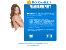 Tablet Screenshot of dawsonmiller.com